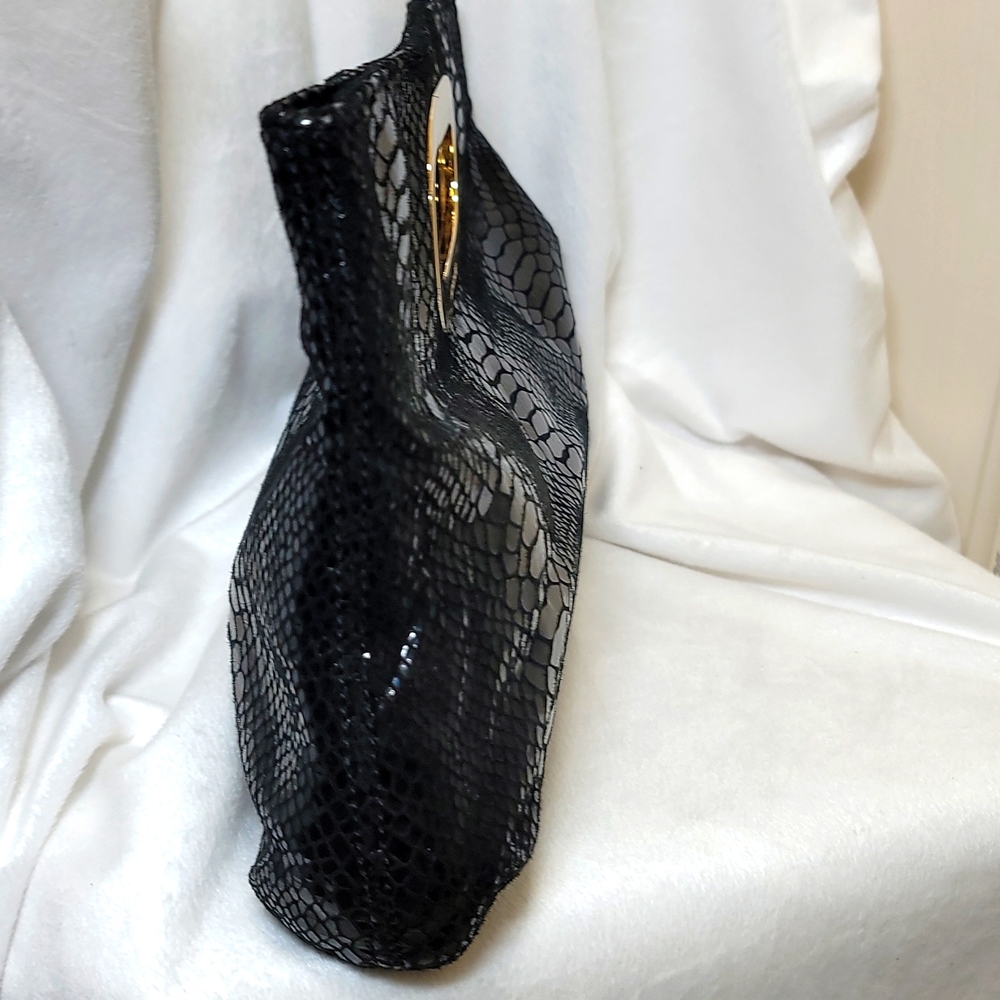 Michael Kors Berkeley Patent Python Clutch - image 7